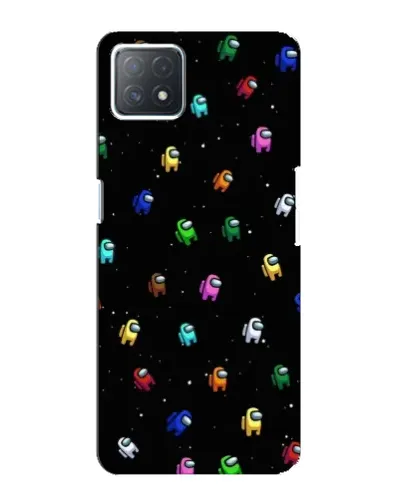 Чехол для OPPO A72 (5G) с картинкой «Экипаж Among Us»