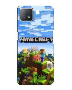 Чохол для OPPO A72 (5G) з картинкою «Minecraft класичний світ»