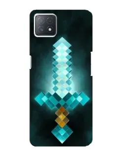Чохол для OPPO A72 (5G) з картинкою «Алмазний меч неон»