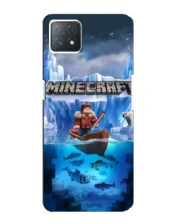 Чохол для OPPO A72 (5G) з картинкою «Minecraft льодянийсвіт»