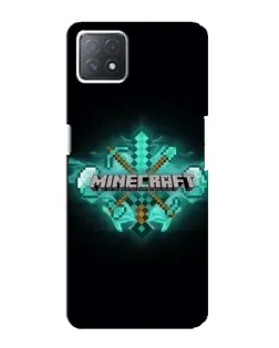 Чохол для OPPO A72 (5G) з картинкою «Minecraft Diamond лого»