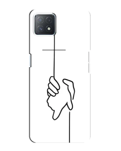 Чехол для OPPO A72 (5G) с картинкой «Рука держит»