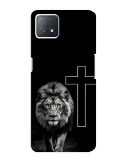 Чехол для OPPO A72 (5G) с картинкой «Лев и Крест»
