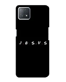 Чехол для OPPO A72 (5G) с картинкой «Точки веры J.E.S.U.S.»