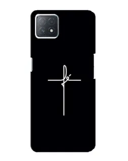 Чехол для OPPO A72 (5G) с картинкой «Тонкий крест»