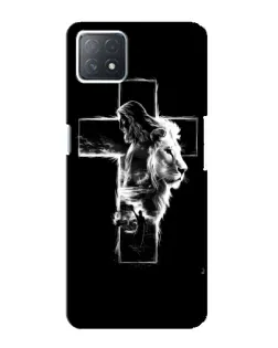 Чехол для OPPO A72 (5G) с картинкой «Сияющий крест Jesus»