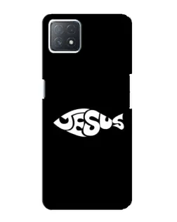 Чехол для OPPO A72 (5G) с картинкой «Рыба Jesus»