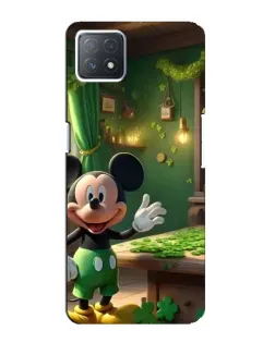 Чехол для OPPO A72 (5G) с картинкой «Микки в мастерской»