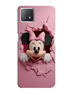 Чехол для OPPO A72 (5G) с картинкой «Минни сквозь стену»