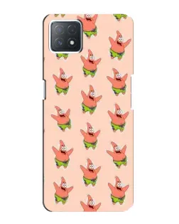 Чехол для OPPO A72 (5G) с картинкой «Патрик Стар паттерн»