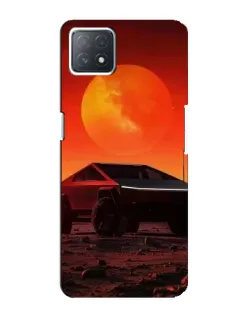 Чехол для OPPO A72 (5G) с картинкой «Cybertruck на Марсе»