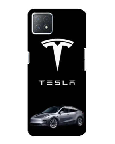 Чехол для OPPO A72 (5G) с картинкой «Tesla Model Y»