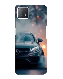 Чехол для OPPO A72 (5G) с картинкой «Mercedes — ночной город»