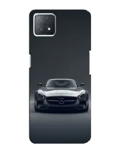 Чехол для OPPO A72 (5G) с картинкой «Mercedes на черном»