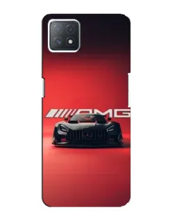 Чехол для OPPO A72 (5G) с картинкой «Mercedes AMG — красная линия»