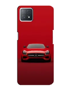 Чехол для OPPO A72 (5G) с картинкой «Красный Mercedes AMG»