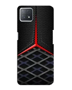 Чехол для OPPO A72 (5G) с картинкой «Mercedes Carbon Grid»