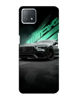 Чехол для OPPO A72 (5G) с картинкой «Темный Mercedes AMG»