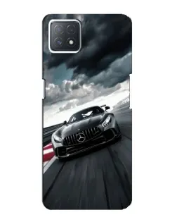 Чехол для OPPO A72 (5G) с картинкой «Гоночный Mercedes AMG»