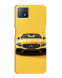 Чехол для OPPO A72 (5G) с картинкой «Желтый Mercedes GT»