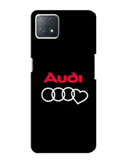 Чехол для OPPO A72 (5G) с картинкой «Логотип Audi Heart»
