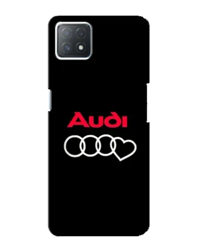 Чехол для OPPO A72 (5G) с картинкой «Логотип Audi Heart»