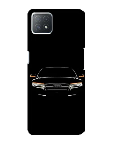Чехол для OPPO A72 (5G) с картинкой «Audi — ночной контур»