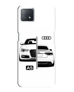 Чехол для OPPO A72 (5G) с картинкой «Audi — контрастный дизайн» Чехол для OPPO A72 (5G) с картинкой «Audi — контрастный дизайн»