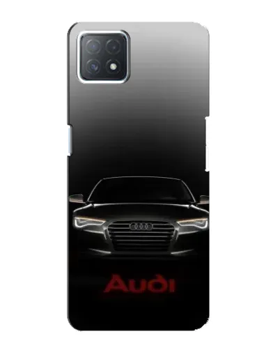 Чехол для OPPO A72 (5G) с картинкой «Audi — градиентный контур»