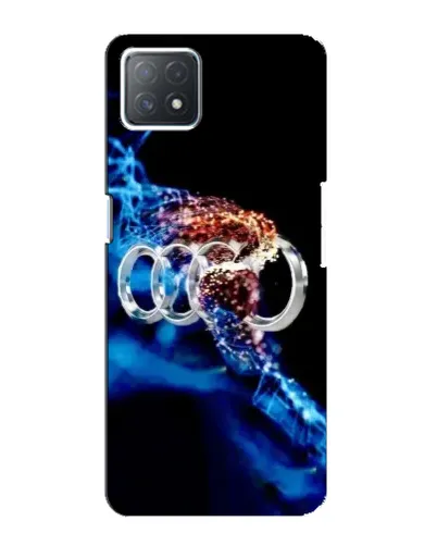 Чехол для OPPO A72 (5G) с картинкой «Энергия лого Audi»