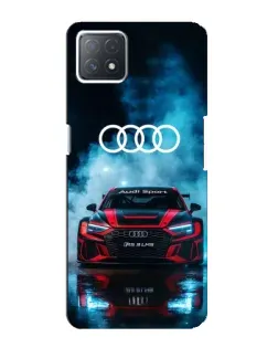 Чехол для OPPO A72 (5G) с картинкой «Audi Sport — неон» Чехол для OPPO A72 (5G) с картинкой «Audi Sport — неон»