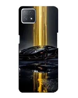 Чехол для OPPO A72 (5G) с картинкой «Ночной Lamborghini драйв»