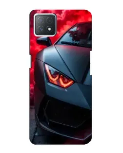 Чехол для OPPO A72 (5G) с картинкой «Lamborghini красное сияние»