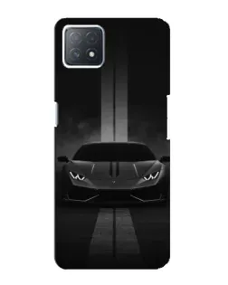 Чехол для OPPO A72 (5G) с картинкой «Lamborghini симметрия дорог»