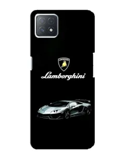 Чехол для OPPO A72 (5G) с картинкой «Логотип Lamborghini классика»