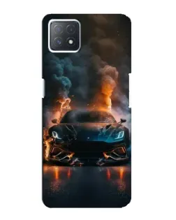 Чехол для OPPO A72 (5G) с картинкой «Lamborghini дымная эстетика»