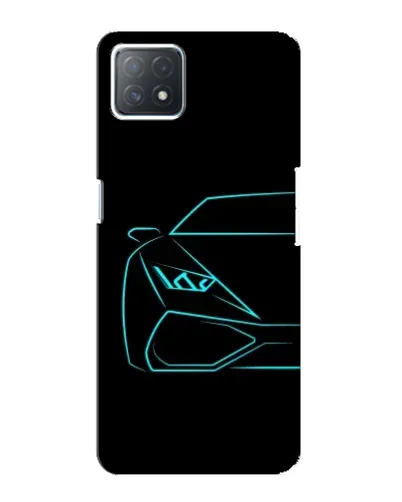 Чехол для OPPO A72 (5G) с картинкой «Голубой силуэт Lamborghini» Чехол для OPPO A72 (5G) с картинкой «Голубой силуэт Lamborghini»