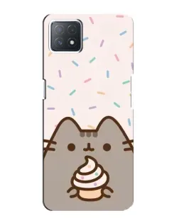 Чохол для OPPO A72 (5G) з картинкою «Пушин з кексом»