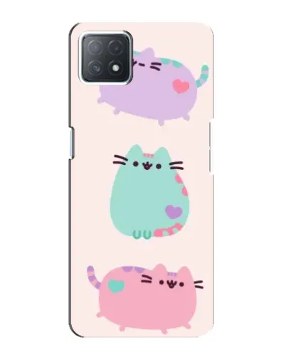 Чехол для OPPO A72 (5G) с картинкой «Pusheen трио»