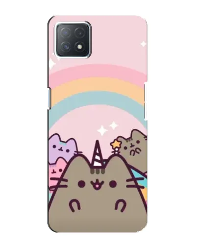 Чехол для OPPO A72 (5G) с картинкой «Единорог Pusheen»