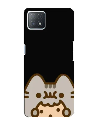 Чехол для OPPO A72 (5G) с картинкой «Пушин на черном»