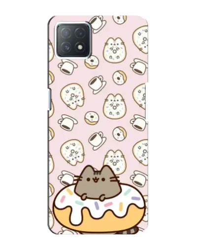 Чехол для OPPO A72 (5G) с картинкой «Пушин на пончике»