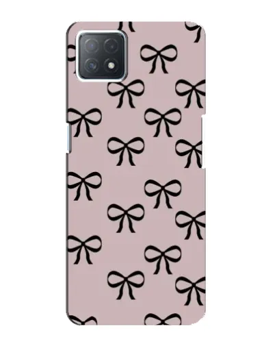 Чехол для OPPO A72 (5G) с картинкой «Черные бантики» Чехол для OPPO A72 (5G) с картинкой «Черные бантики»