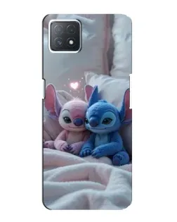 Чехол для OPPO A72 (5G) с картинкой «Плюшевые Стич Ангел»