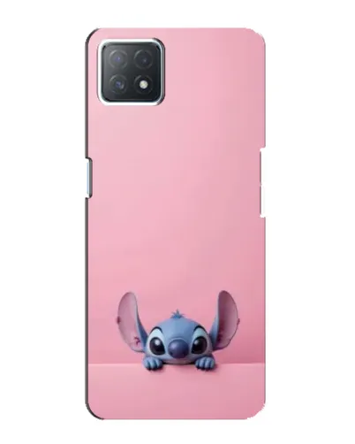 Чехол для OPPO A72 (5G) с картинкой «Stitch выглядывает»