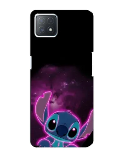 Чехол для OPPO A72 (5G) с картинкой «Неоновый Stitch»