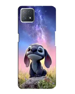 Чехол для OPPO A72 (5G) с картинкой «Стич на рассвете»