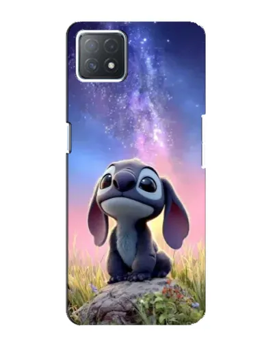Чехол для OPPO A72 (5G) с картинкой «Стич на рассвете»