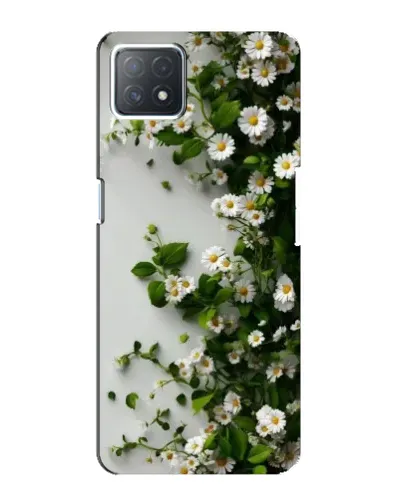Чехол для OPPO A72 (5G) с картинкой «Ветка мелких белых цветов»