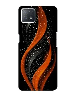 Чехол для OPPO A72 (5G) с картинкой «Огненная звездная волна»